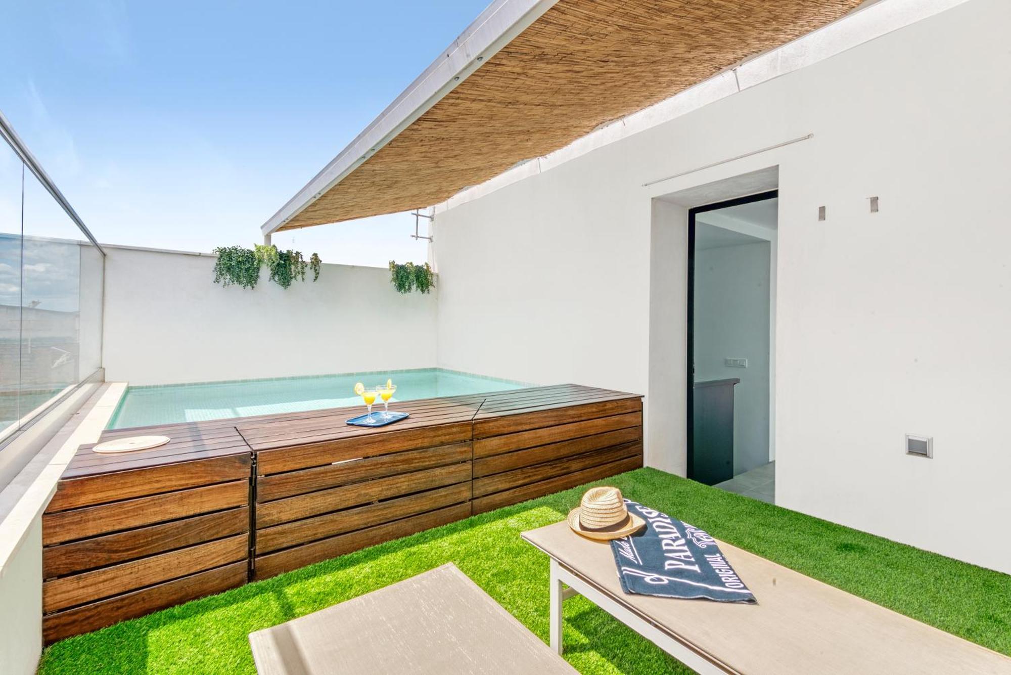 Villa Leonalba House Private Private Rooftop Private Pool Private Andalusian Courtyard Free Parking Bbq 8 Guests